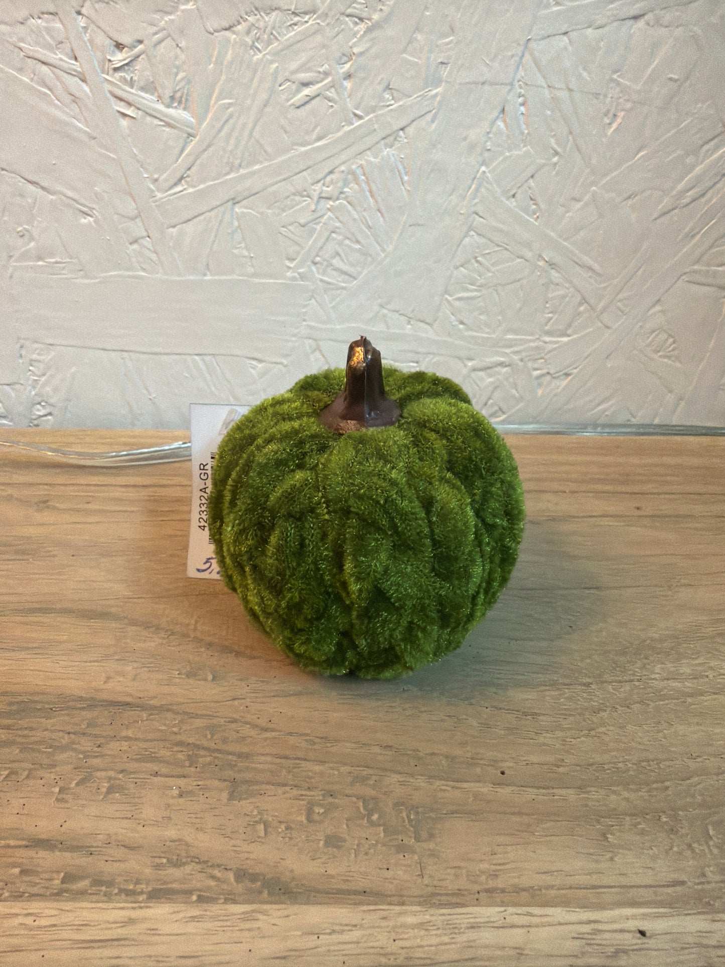 Green Braided Pumpkin