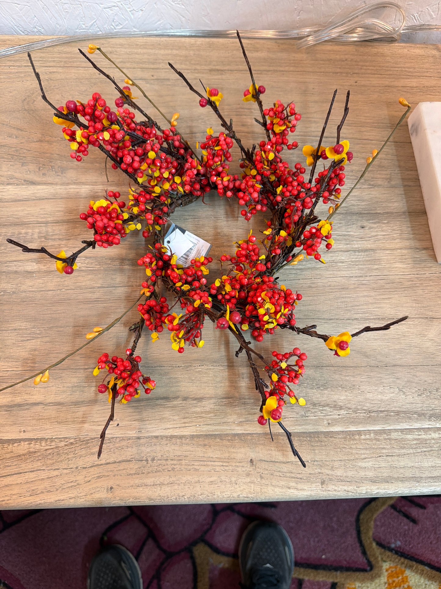 23091CR Fall Bittersweet Candle ring