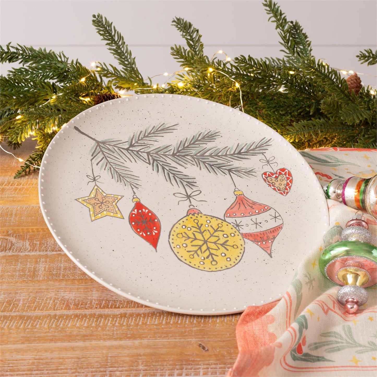 Serving Platter Christmas Ornaments