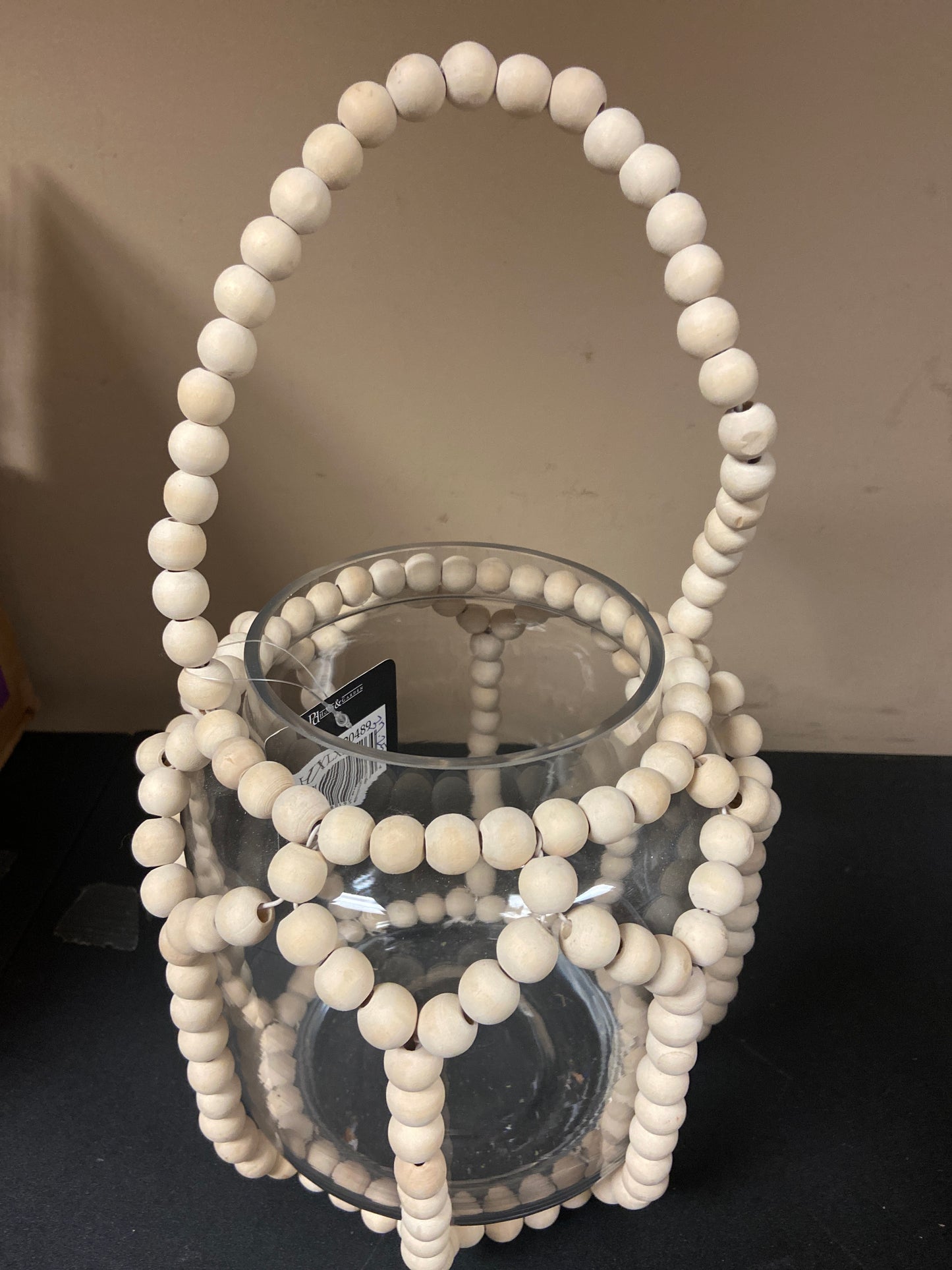 Beaded Glass Lantern