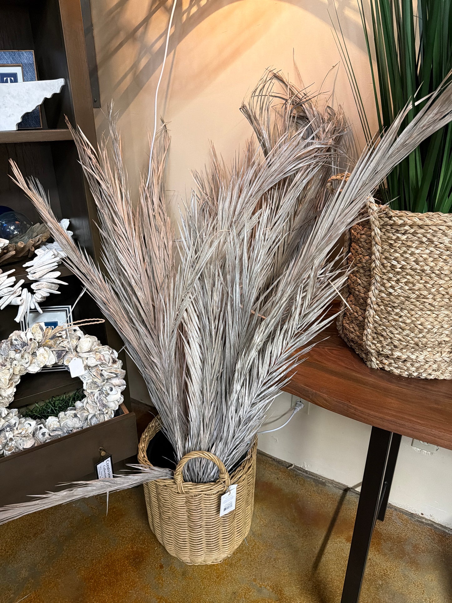 White Palm Leaves