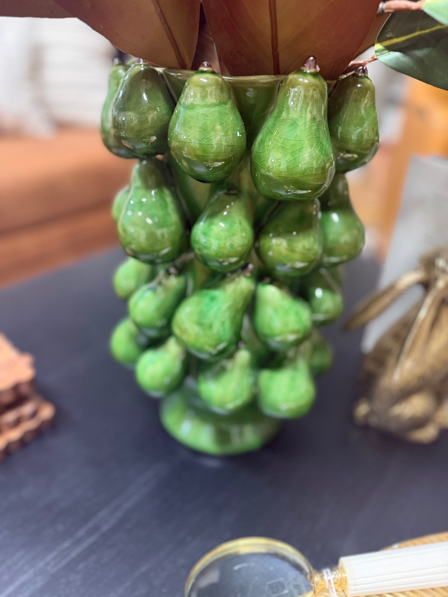 Green Modern Pears Vase
