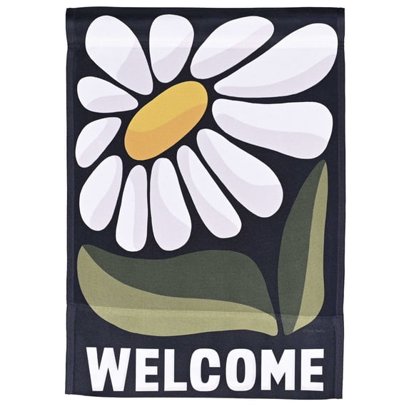 Garden Flag Welcome Daisy Flower Power