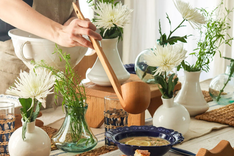 European Ladle Cherry Wood