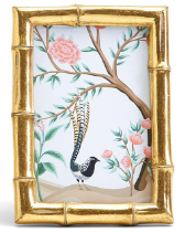 Gold Faux Bamboo Photo Frame