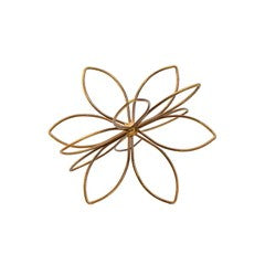 Flower Decorative Accent Bronze. (25)