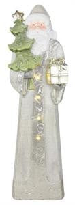 lighted Santa w Tree