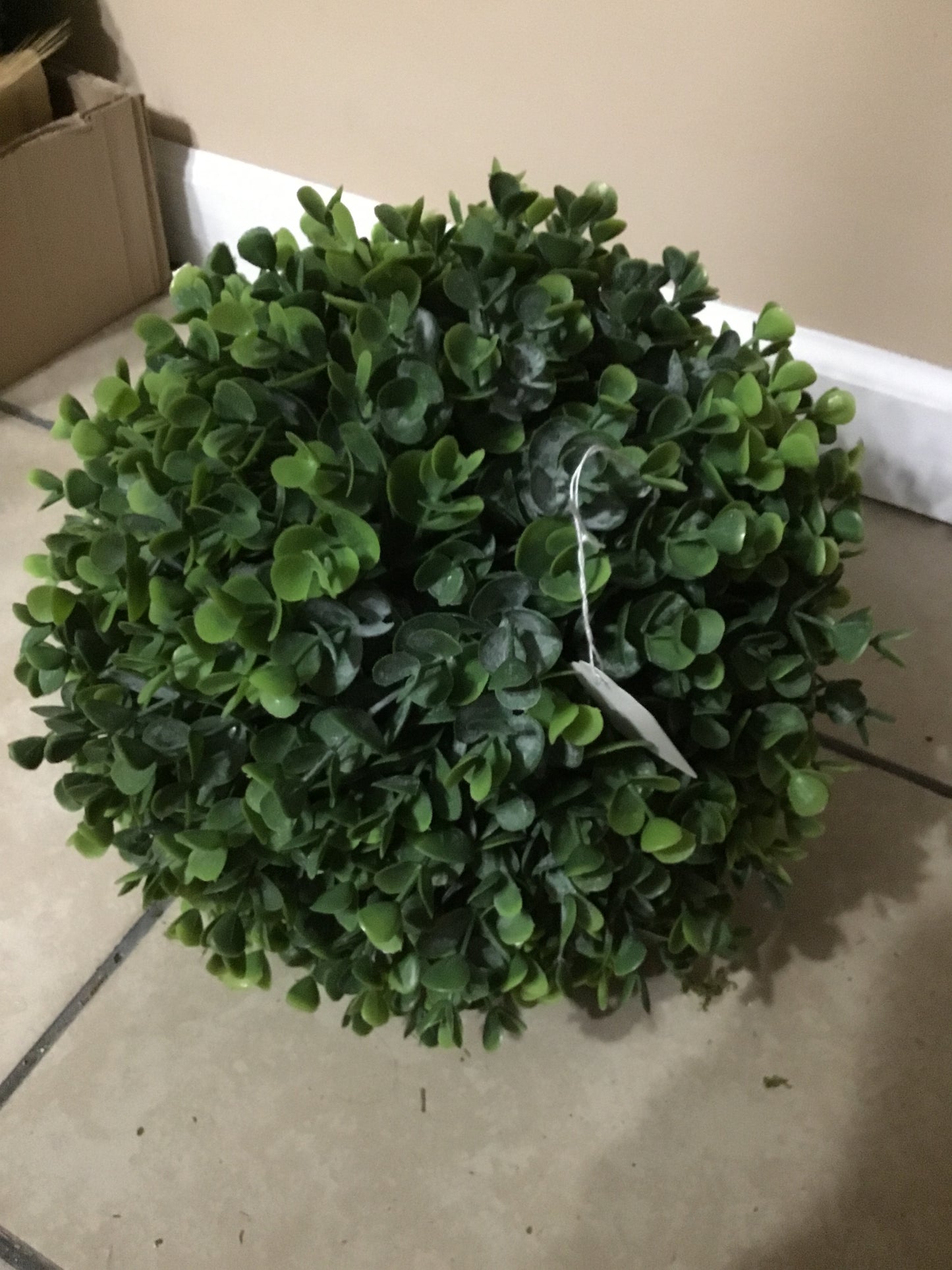 17816b K&K Interiors 10" Eucalyptus Ball