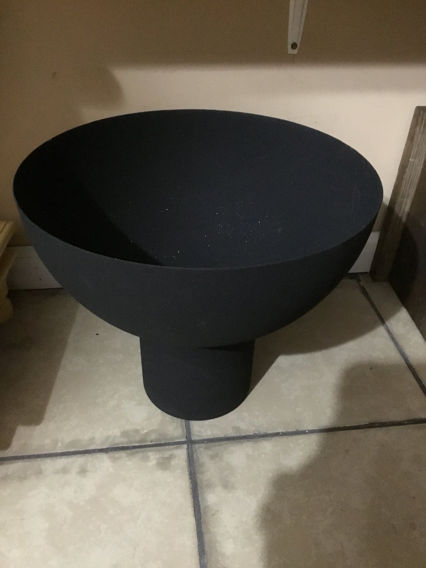 Bloom Black Metal Vase