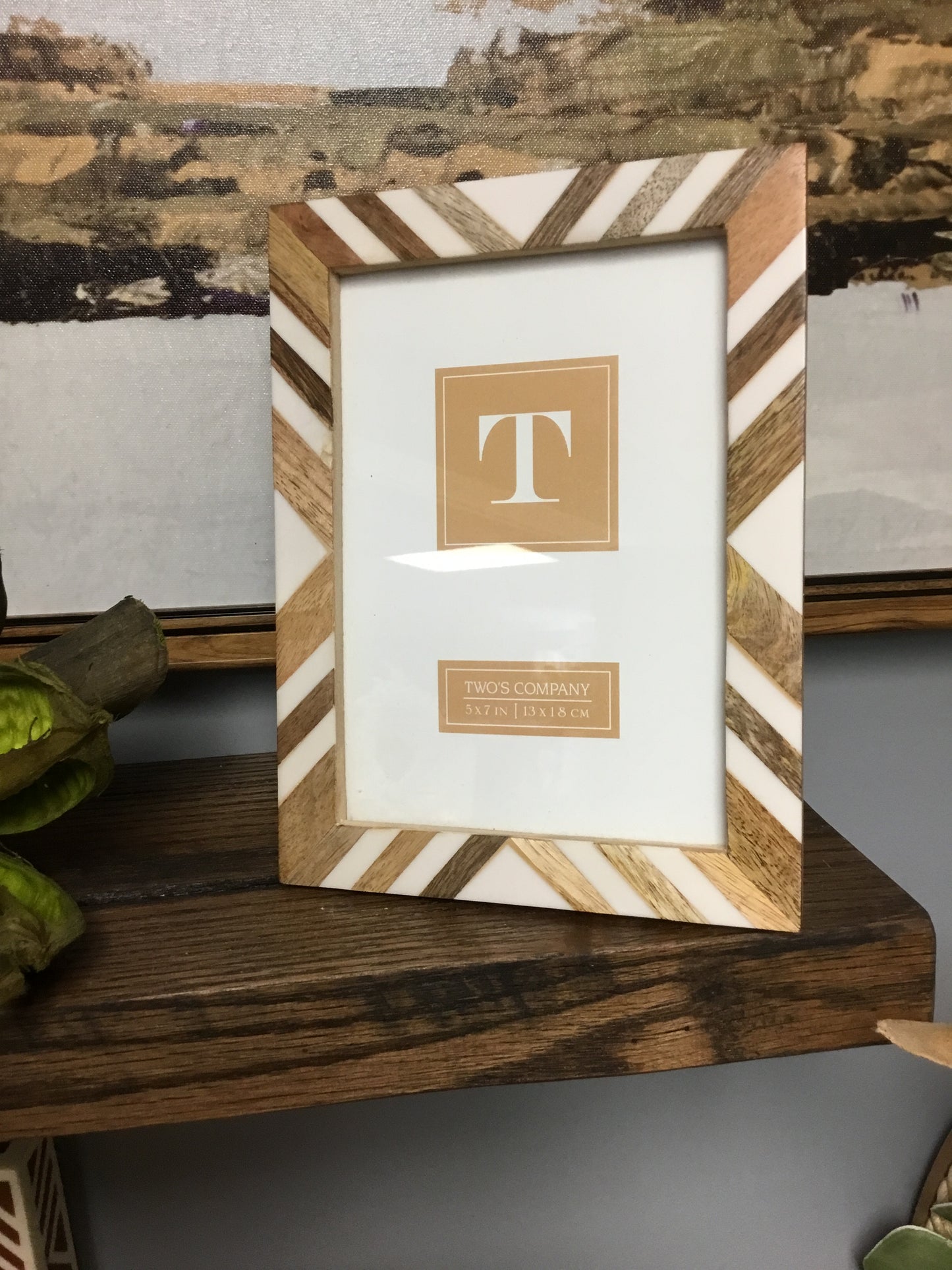 Wood Inlay Pattern Frame
