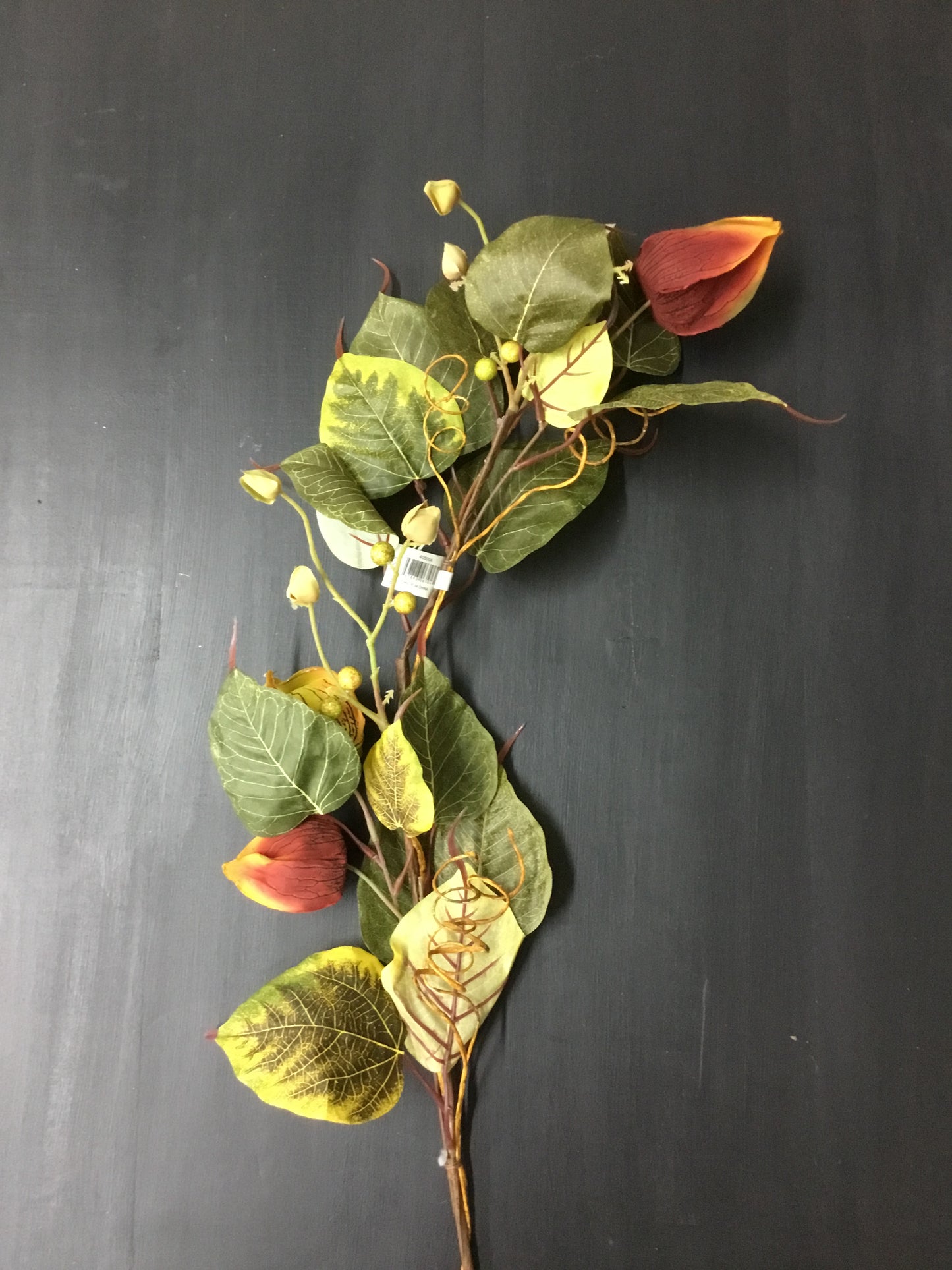 40500A 43" Fall Chinese Lantern Berry Stem