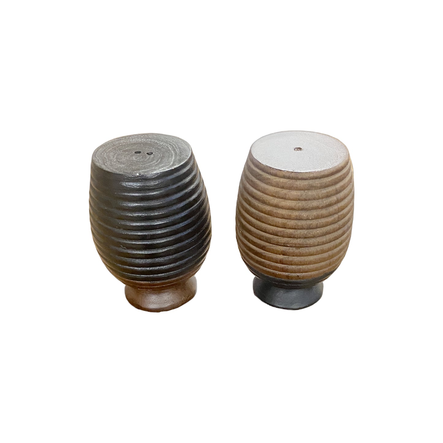 Ah2293-Ccbloom Mango Wood Salt And Pepper Set