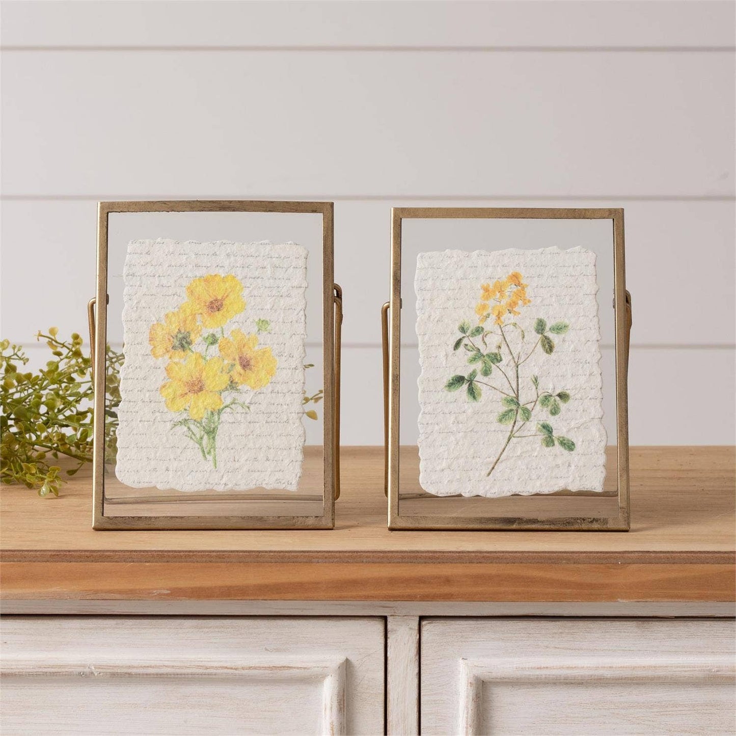 Gold Frame - Yellow Flowers (25)
