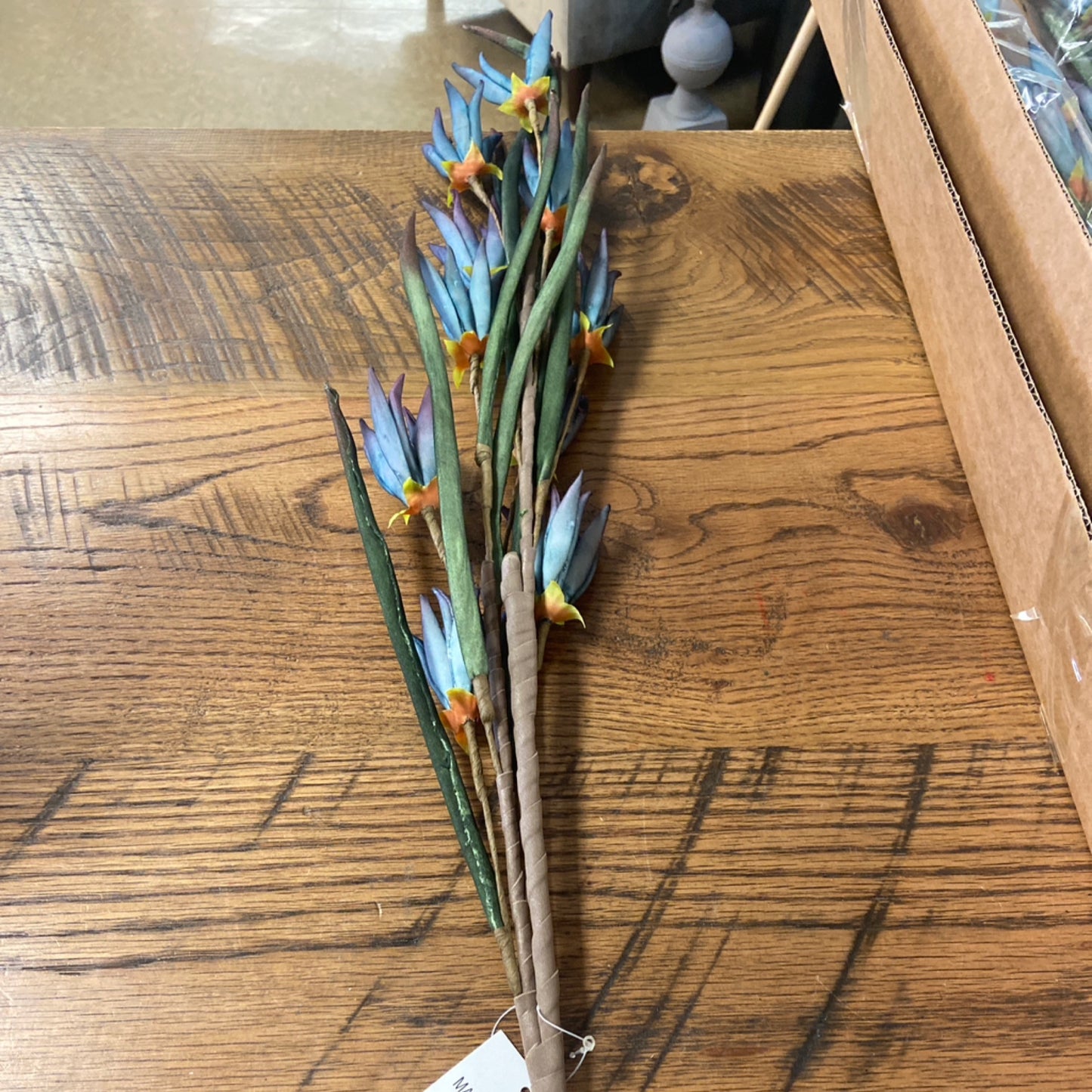 Botanica blue flowers on stem