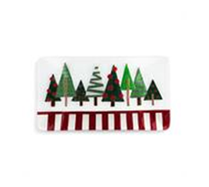 Christmas Tree's Rect Platter 15x8