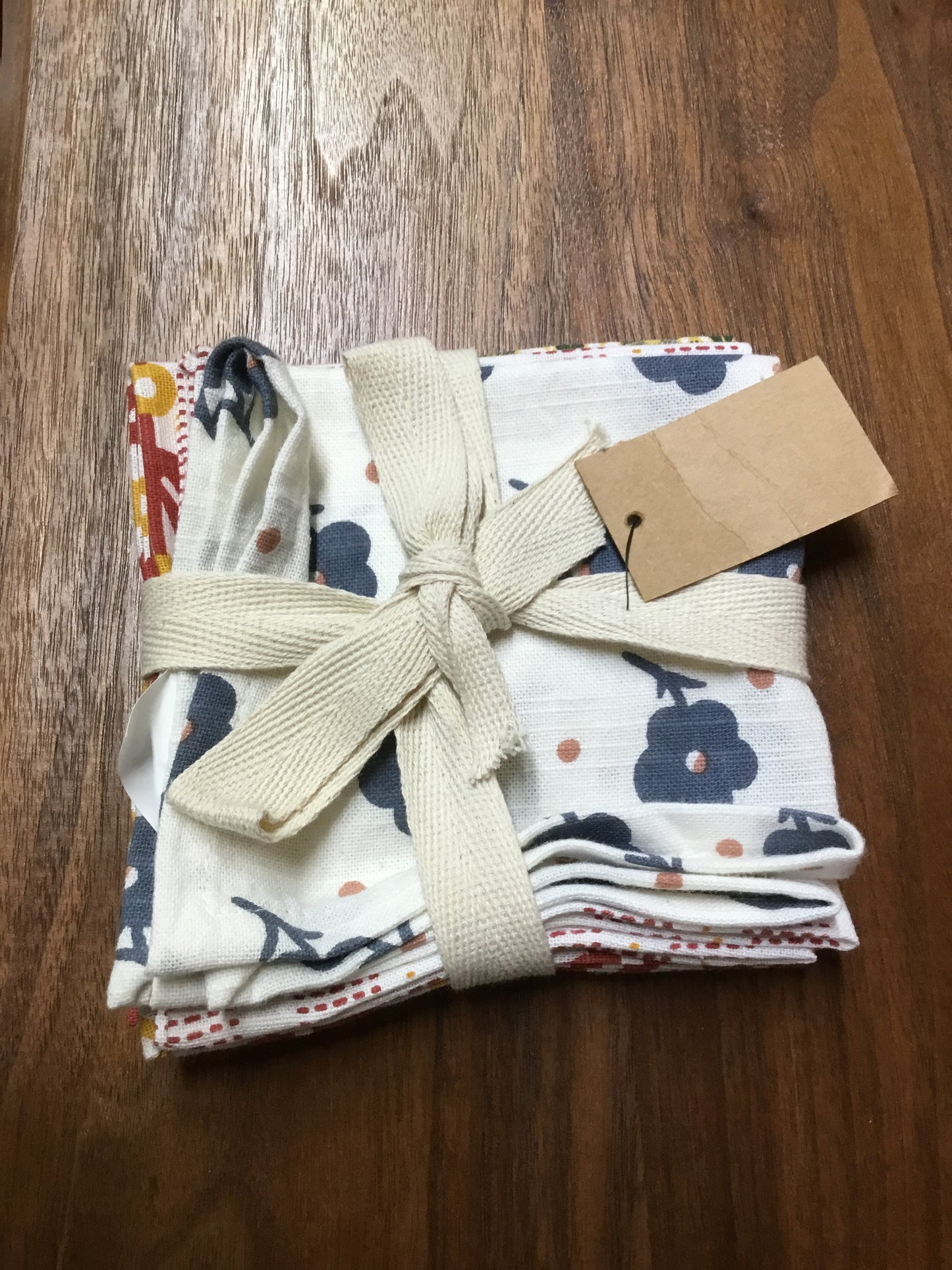 Df5254-CC 10" Square Cotton Print Napkins