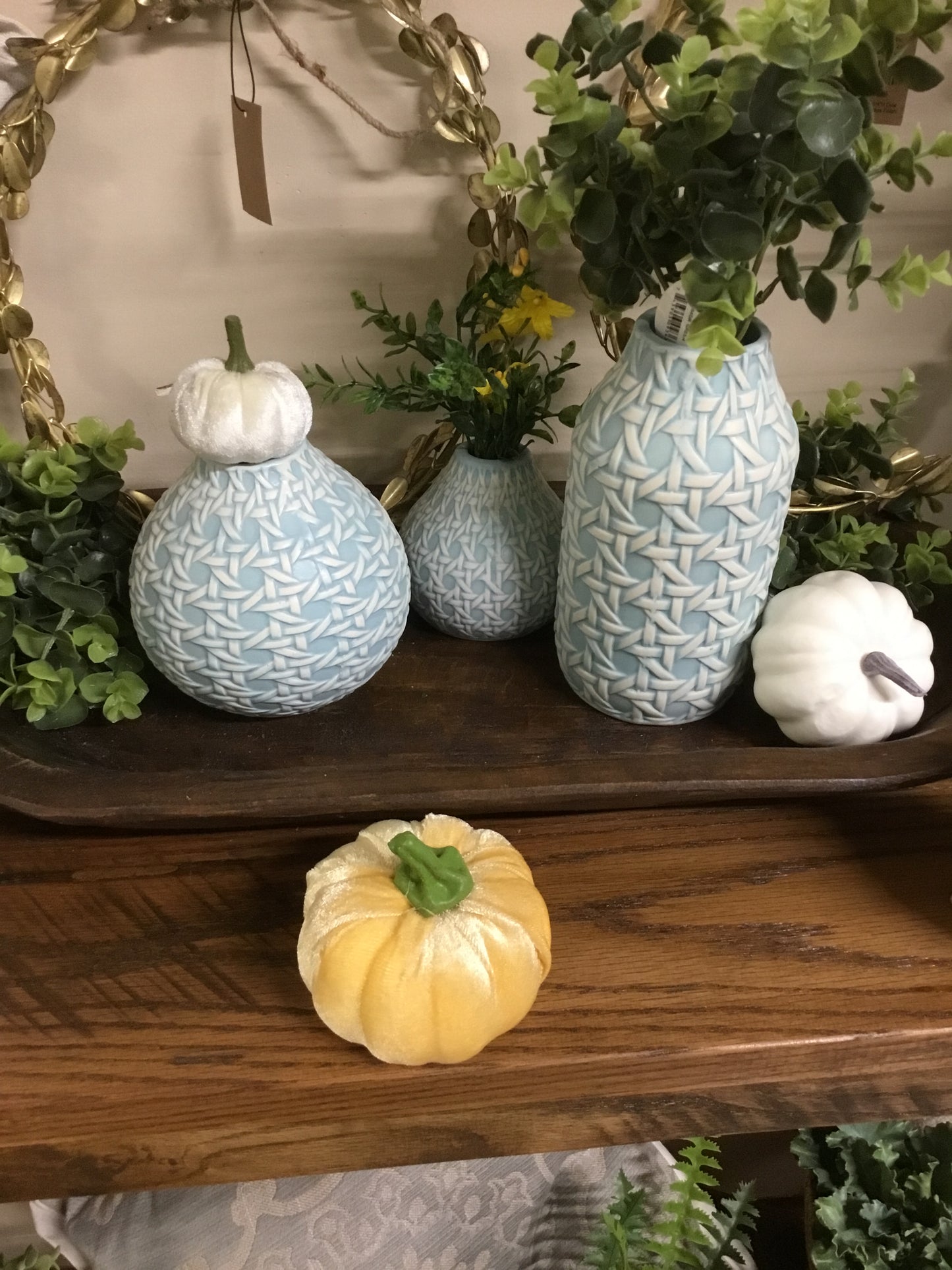 Sky Blue Vase 3 Sizes Available