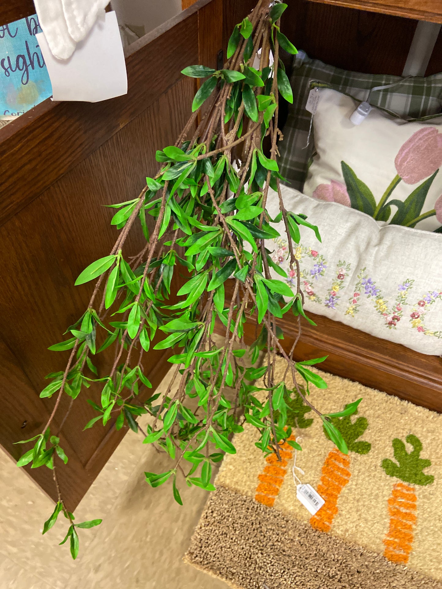Pomegranate Leaf Spray 55" (25) (1)