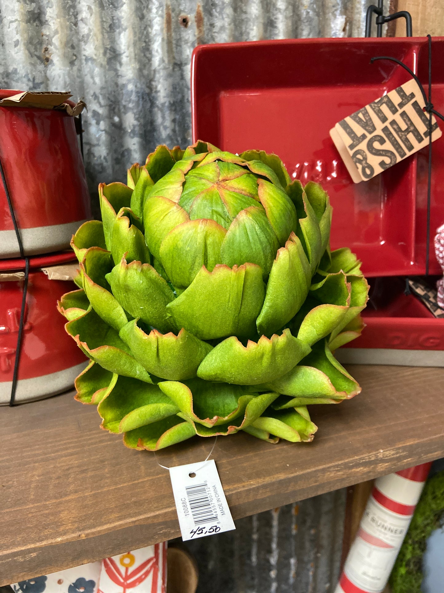10088B 6" Green Artichoke