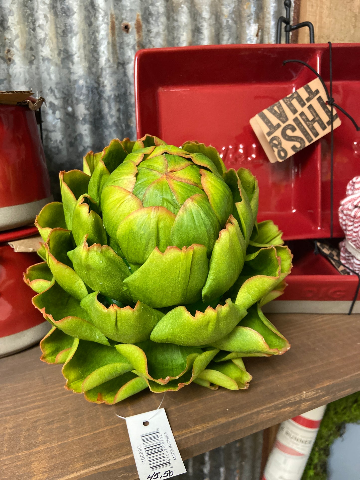 10088C 8" Green Artichoke