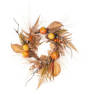 6" Harvest CR Wreath. 25