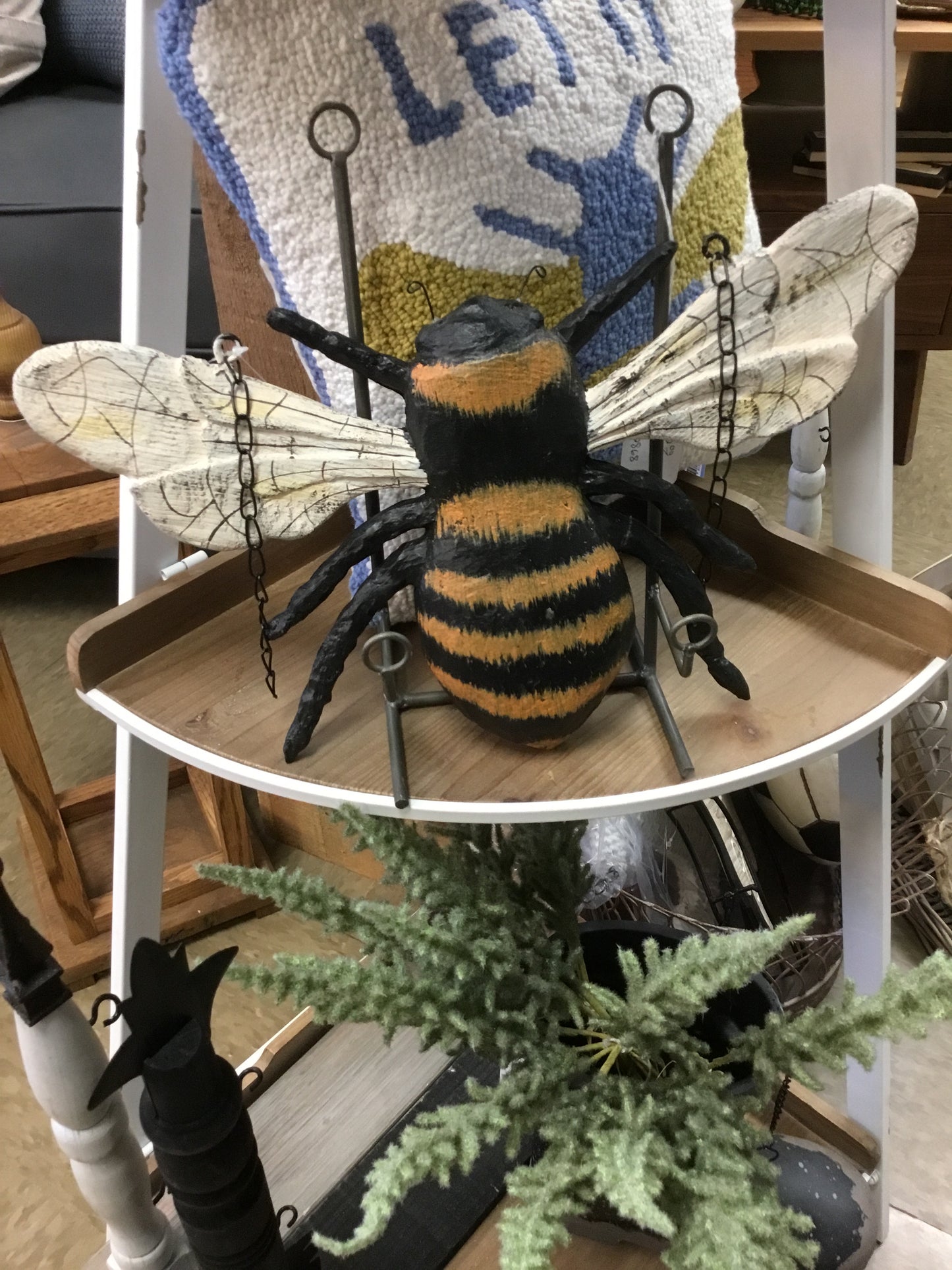 16418A 9" Yellow And Black Resin Bumblebee Arrow Replacement