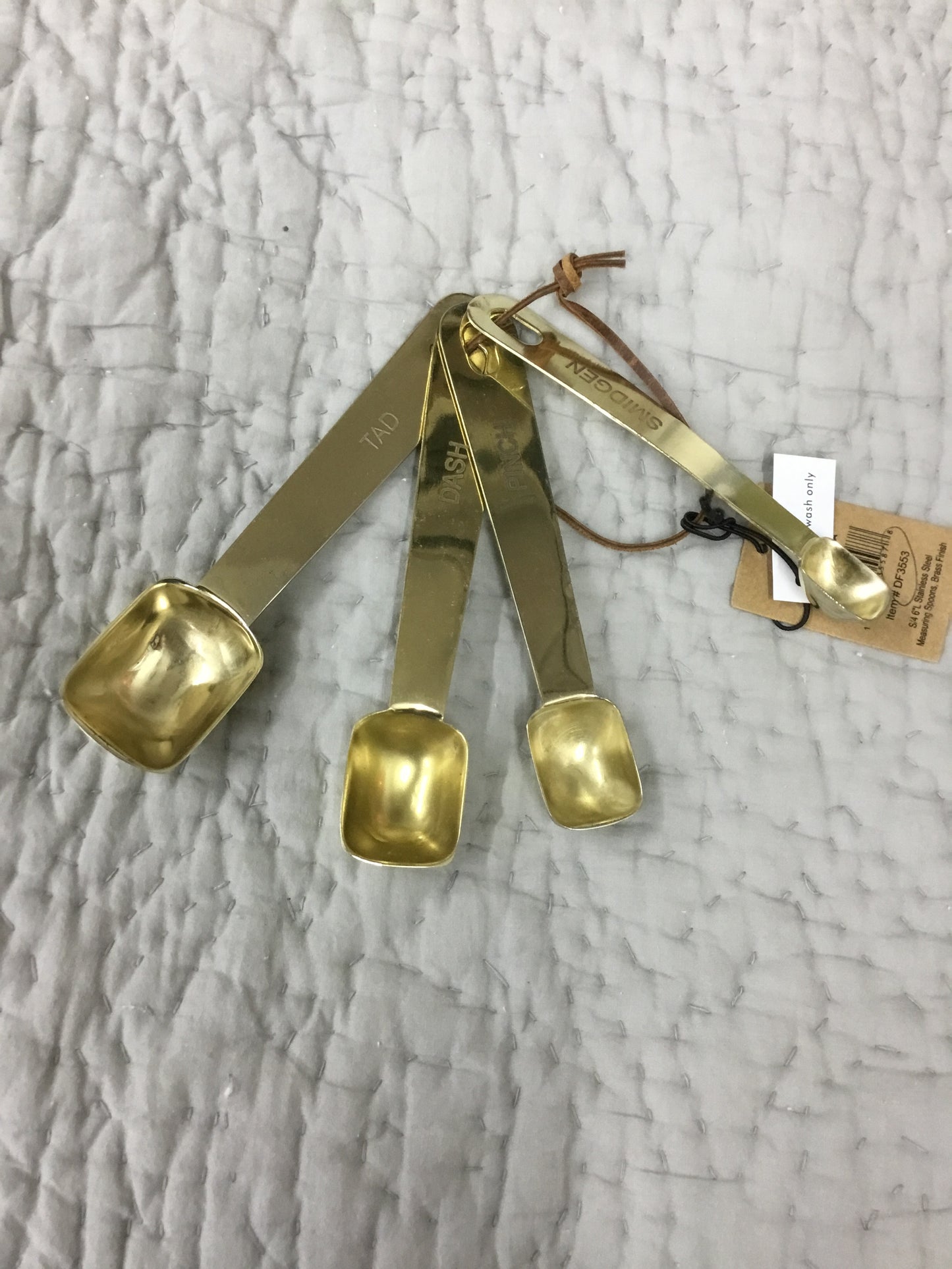 Df3553 Crea Co Brass Measuring Spoons