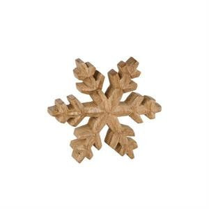 6" Wood Snowflake