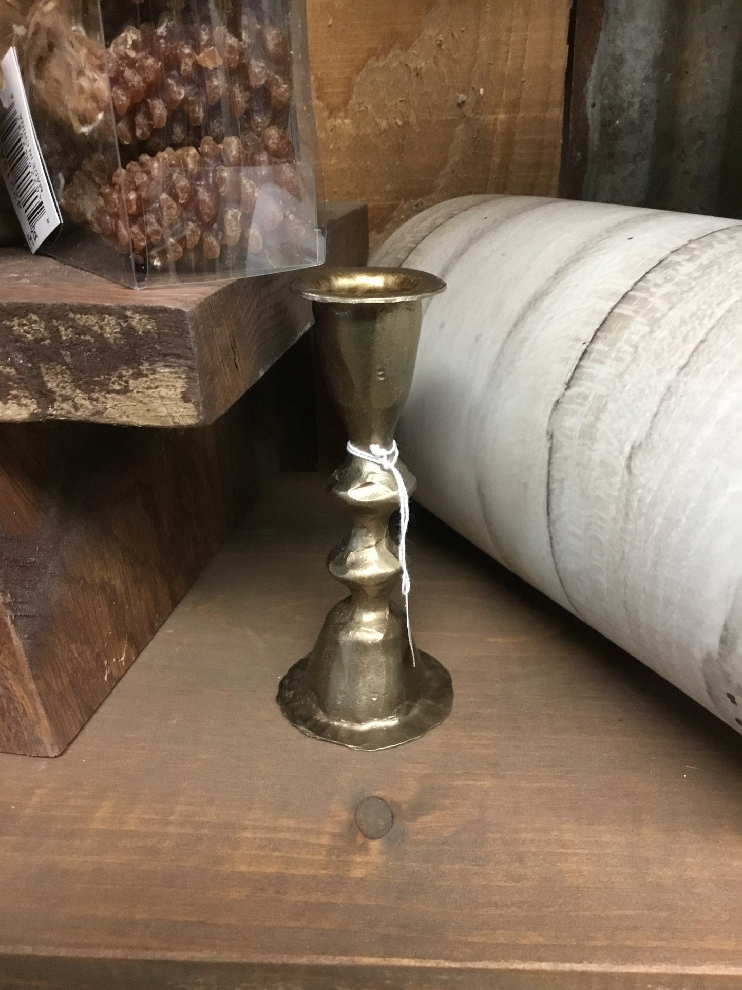 Haiku Taper Holder Brass Small