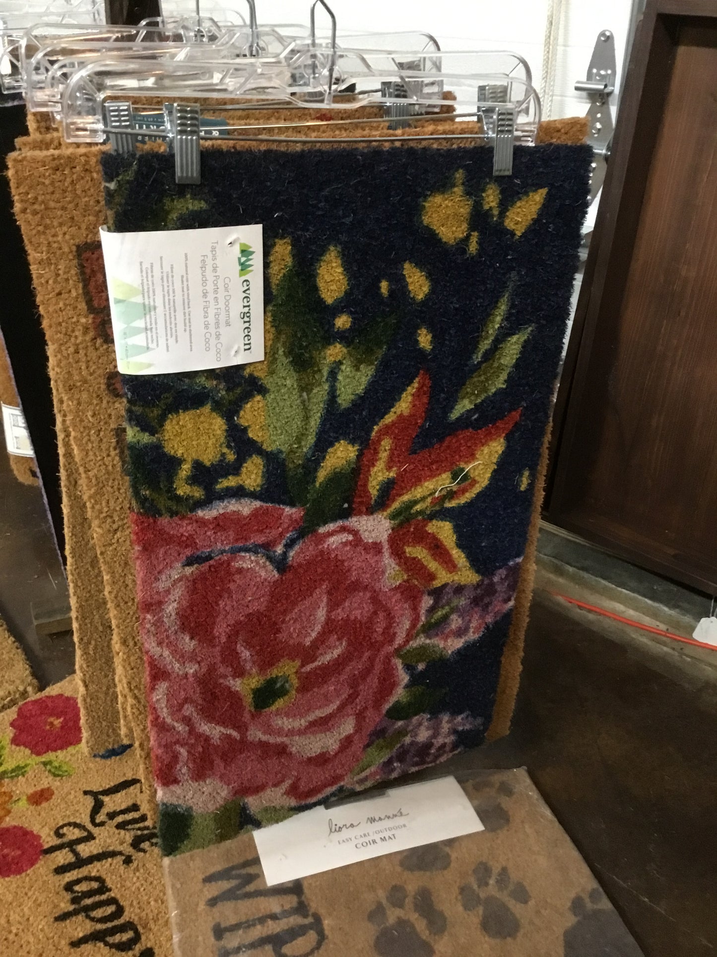 2Rm660-Fa Grand Floral Coir Mat