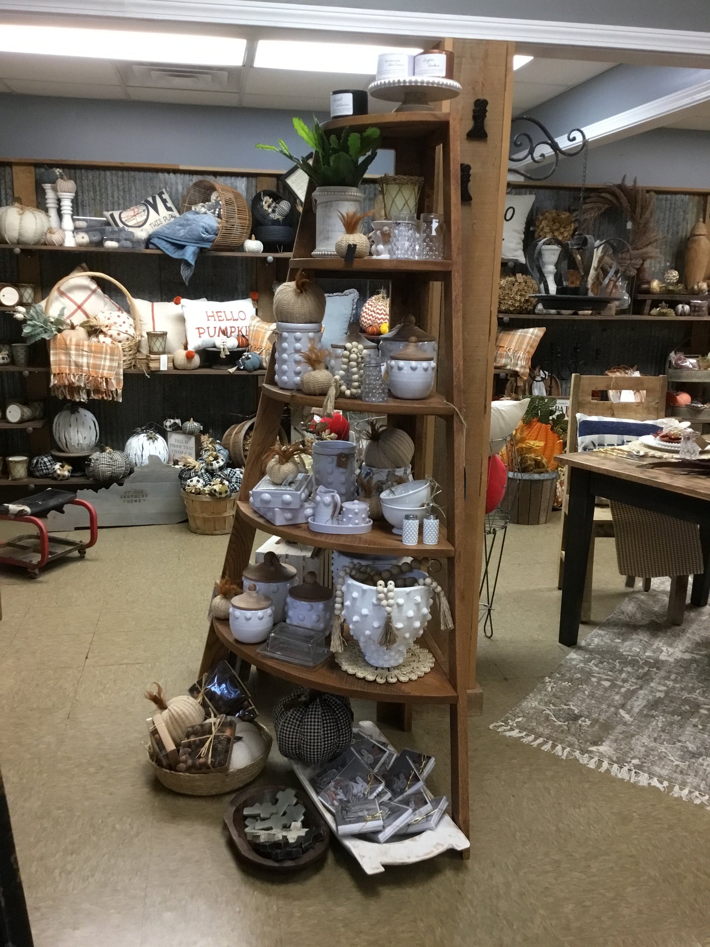 Corner Shelf With Oak Shelves