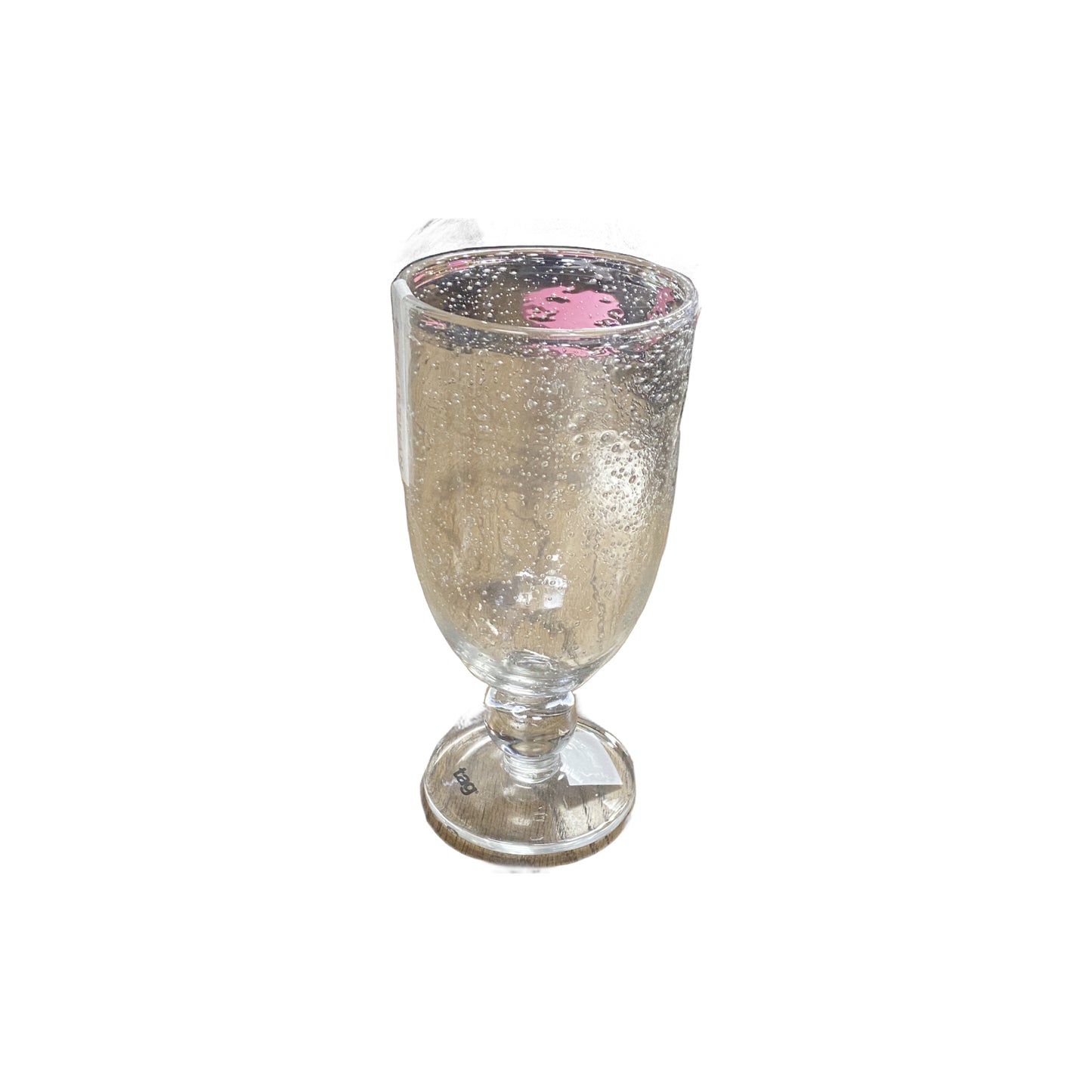 207286 Tag Bubble Goblet Glass