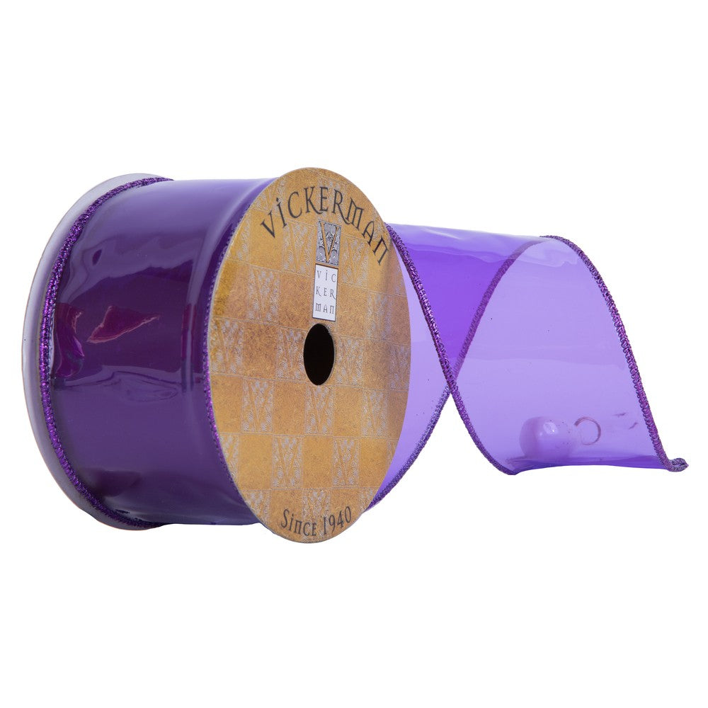 2.5" x 10 yards Purple Ribbon