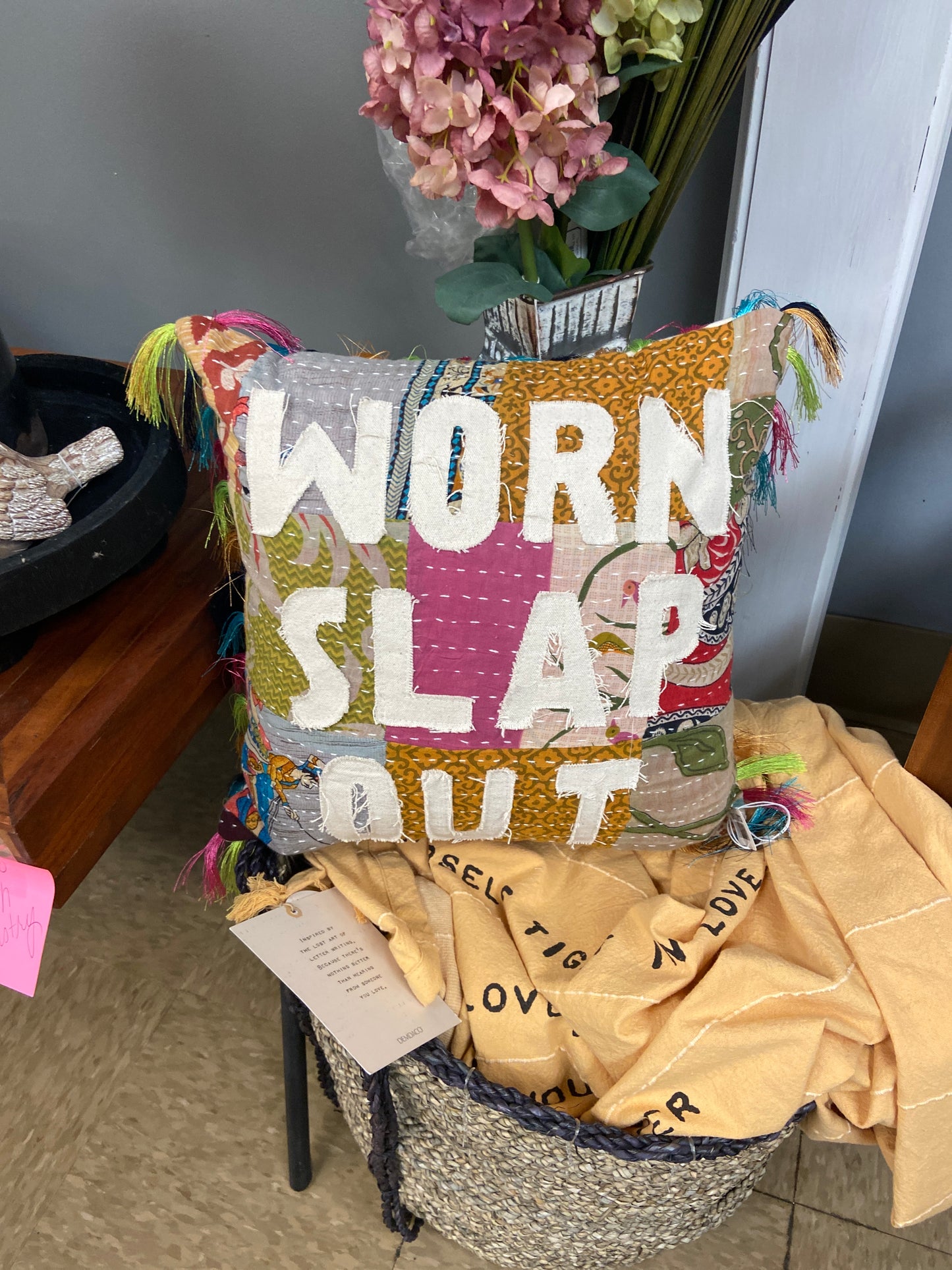 6 Worn Slap Out Knatha Pillow