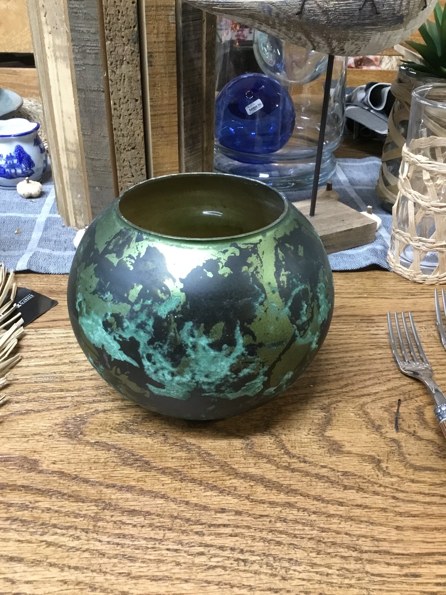 Marbled Finish Vase