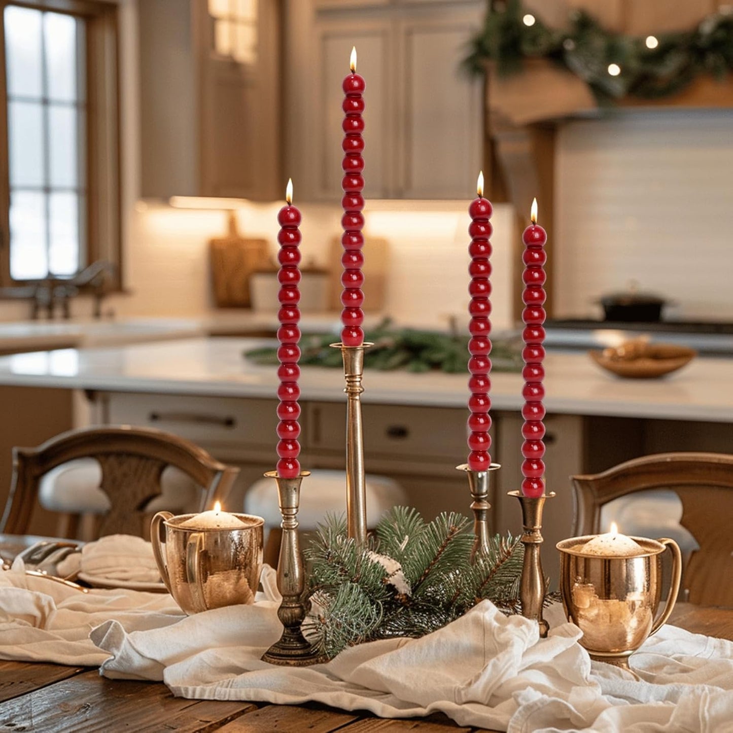 Red Taper Candle