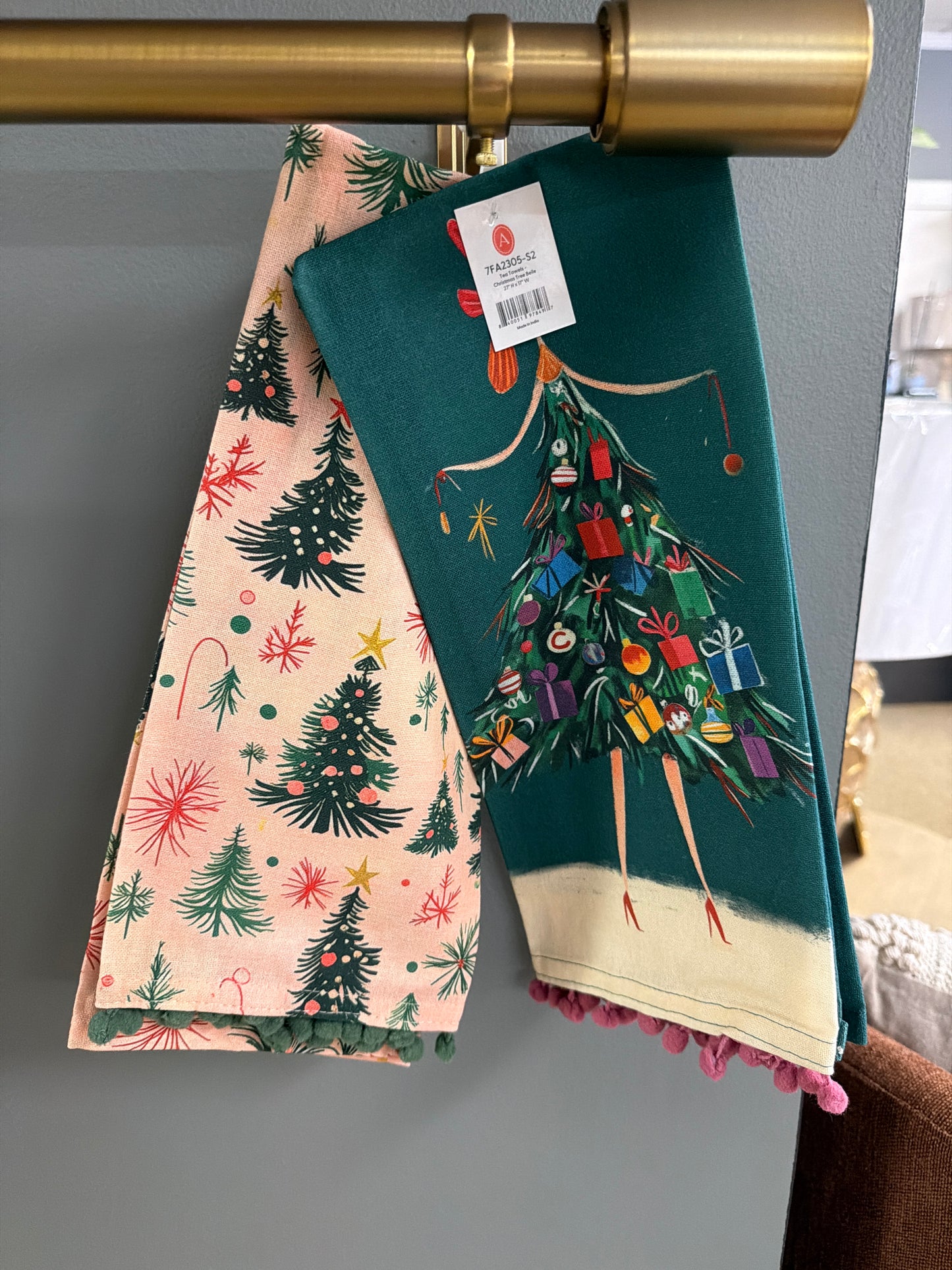 Tea Towels Christmas Tree Belle (set of two)