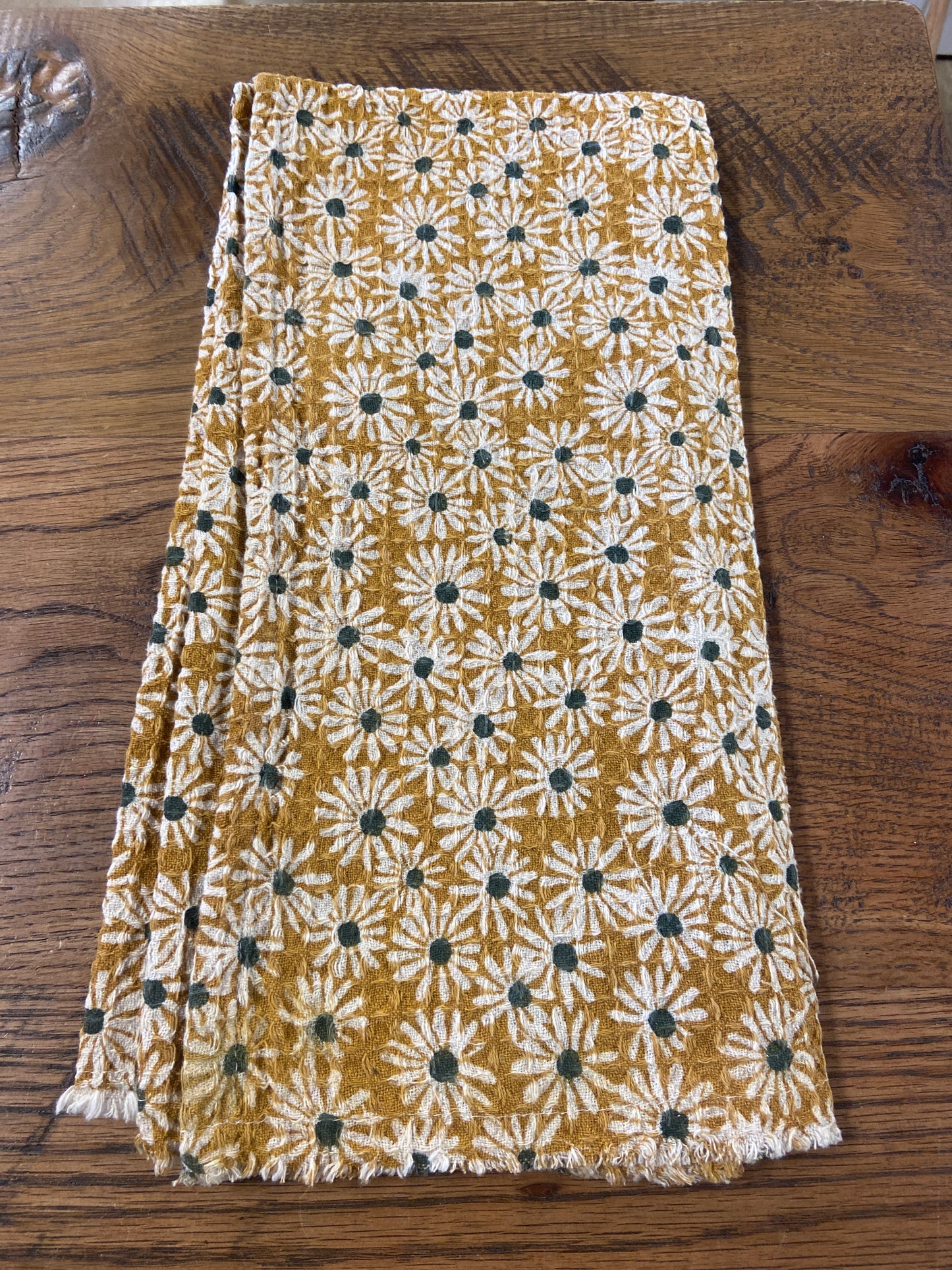 6 Yellow Daisy Kitchen Towel
