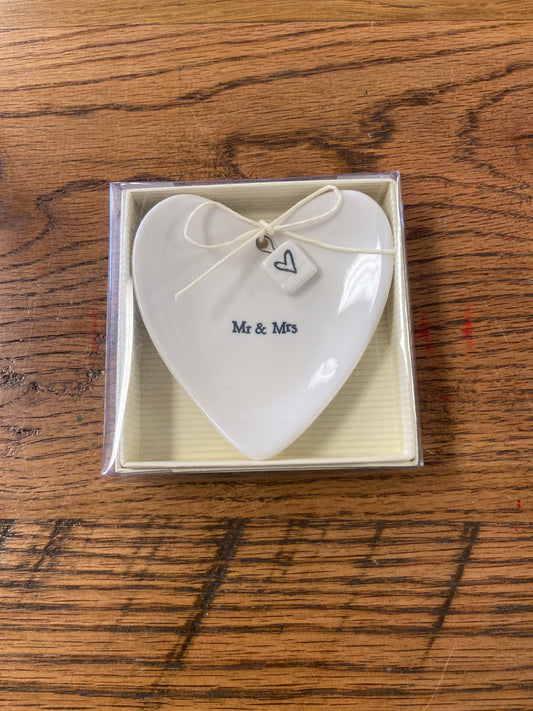 Ring Dish Mr and Mrs