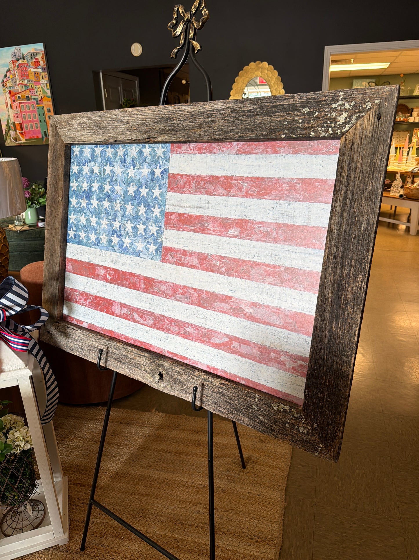 07034 Framed Flag