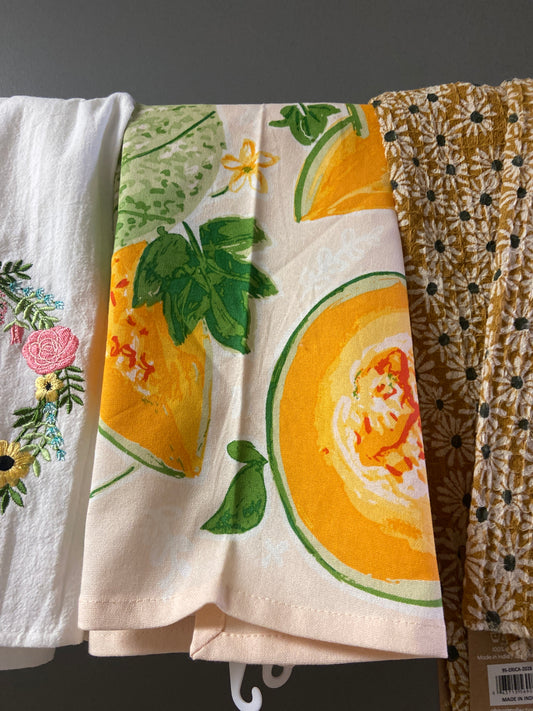 6 G11747 Cantaloupe Dish Towel