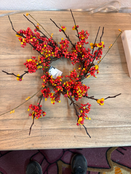 23091CR Fall Bittersweet Candle ring