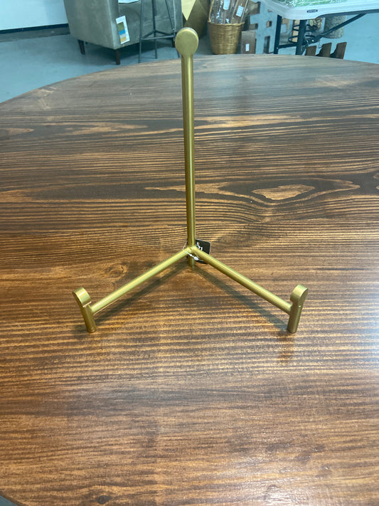 10” Brass Straight Back Easel