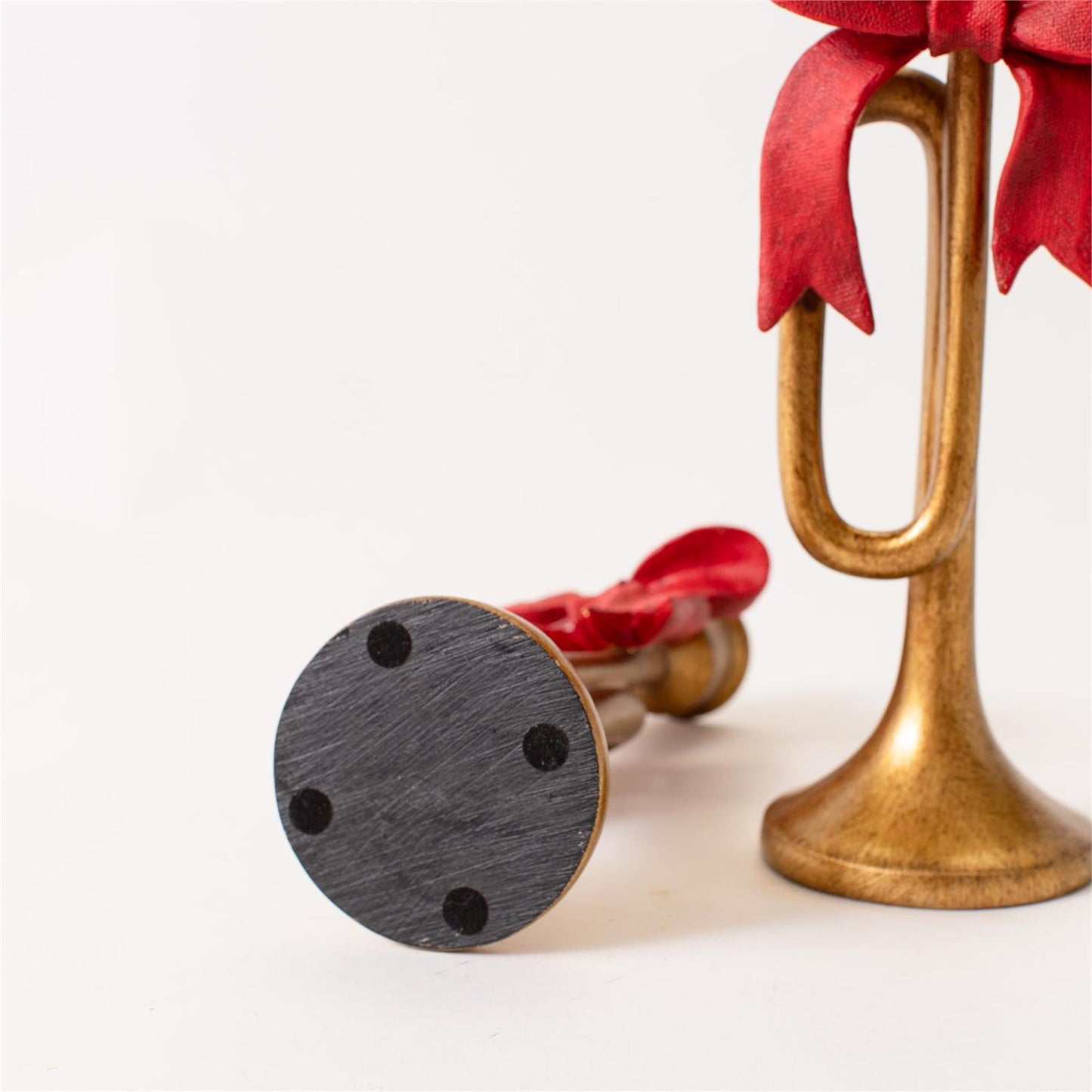 Candle Holder Holiday Bugle