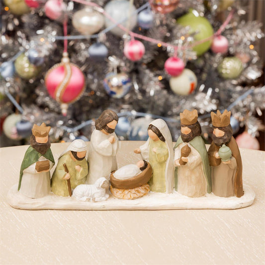 Pure and Simple Nativity Scene