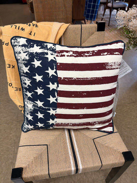 American Flag Pillow