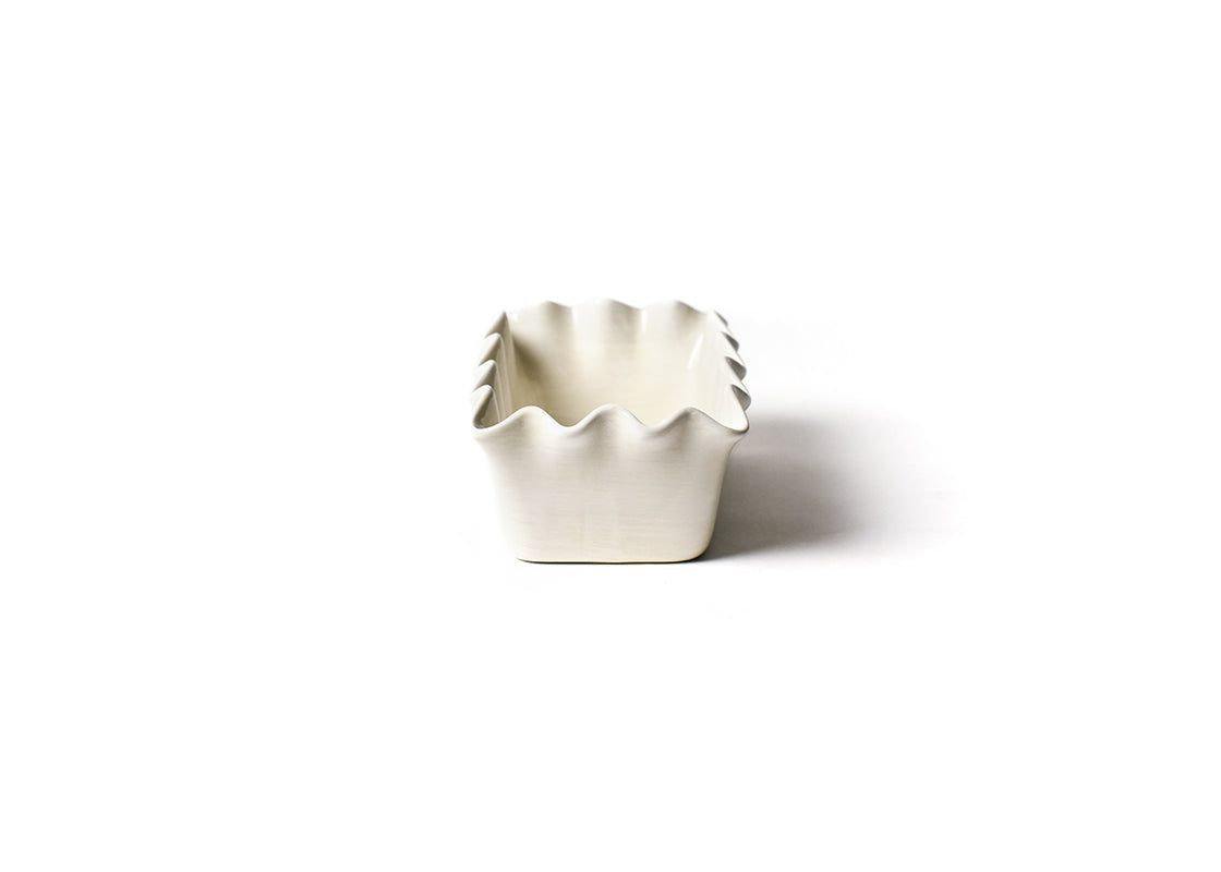 Signature White Ruffle Loaf Pan