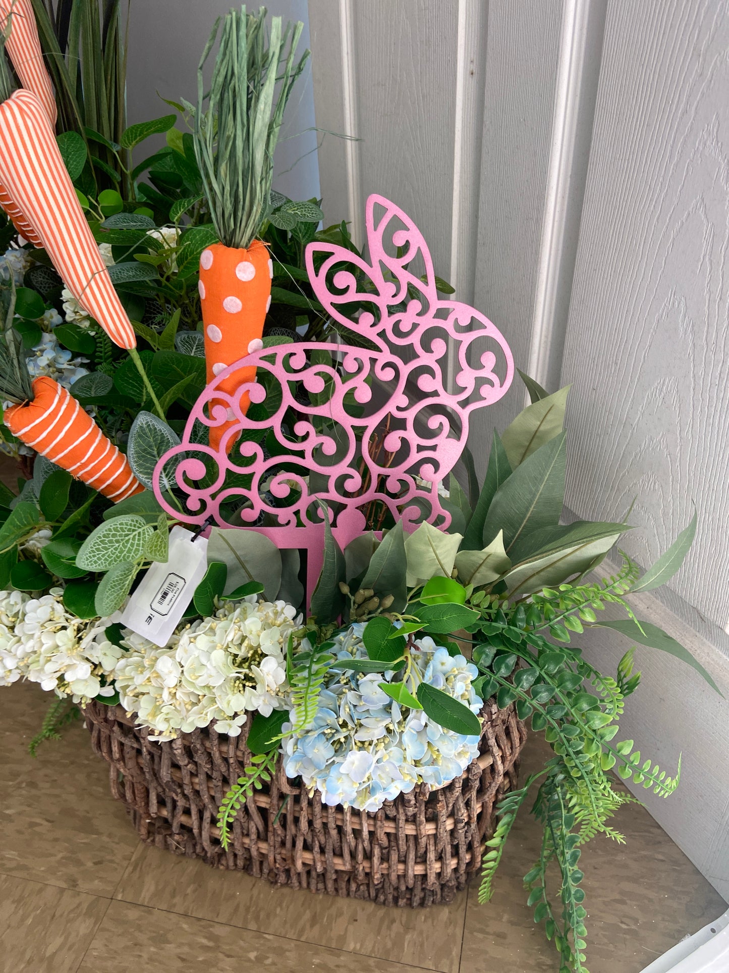 Metal Bunny on a Stake