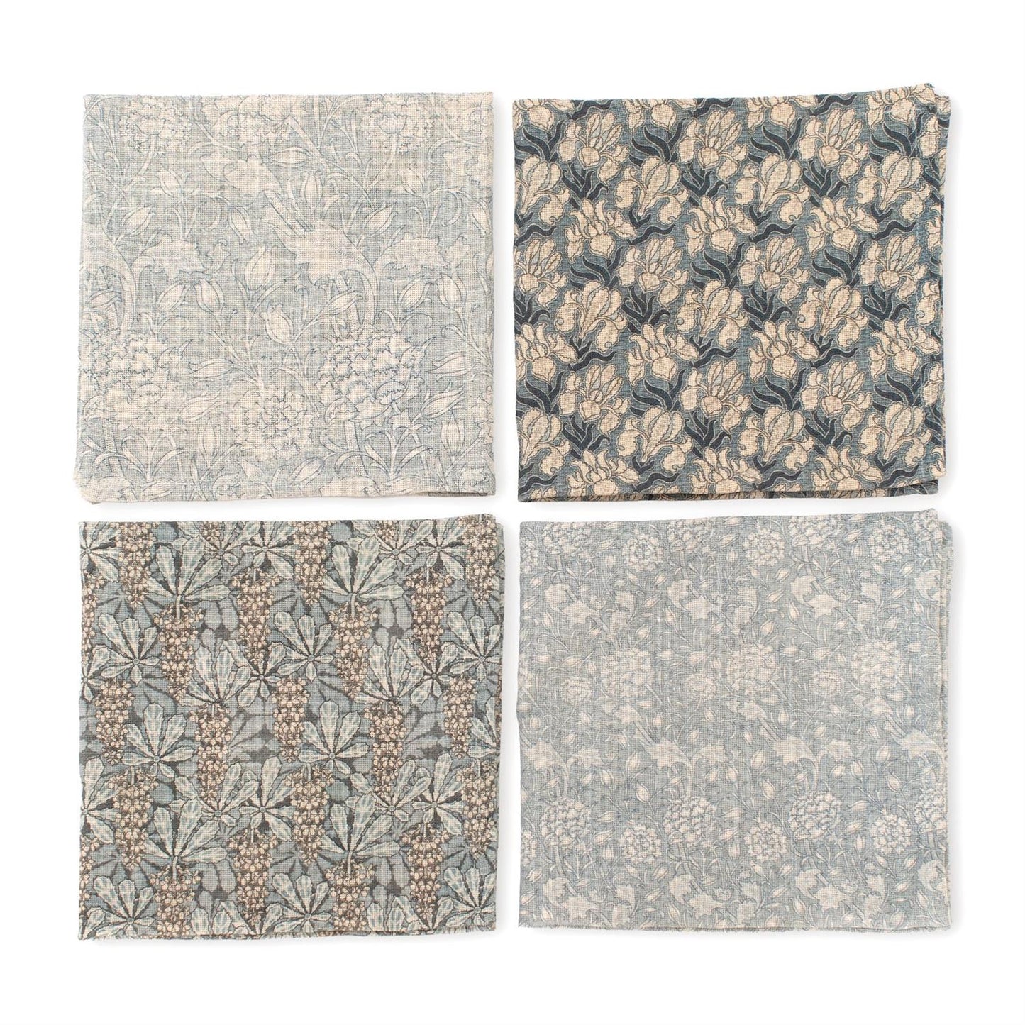 Napkins Windward Blue Block Print sold separately
