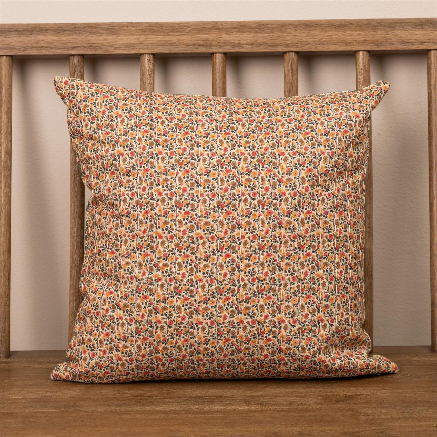 Reversible Pillow Peach Floral